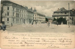 T2/T3 1899 Pozsony, Pressburg, Bratislava; Grassalkovics Tér, Frigyes FÅ‘herceg Palota, Kiadja Schmidt Edgar... - Non Classés