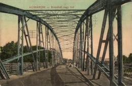 T2/T3 Komárom, Komárno; Erzsébet Nagy Híd, L. H. Pannonia Kiadása / Bridge (EK) - Non Classés