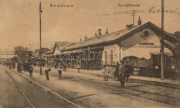 T3/T4 Komárom, Komárno; Vasútállomás, Kiadja Szathmáry B. / Railway... - Non Classés