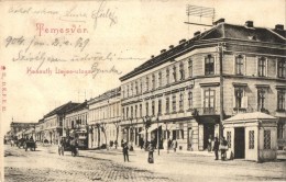 T3 Temesvár, Timisoara; Kossuth Lajos Utca, Villamos, D. K. F. E. 32. / Street, Tram (EB) - Non Classés