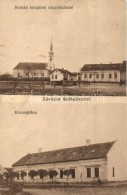 T3 Székudvar, Socodor; Román Templom, Utcarészlet, Községháza, Magyar... - Non Classés