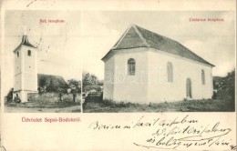 T2/T3 Sepsibodok, Bodoc; Református és Unitárius Templomok, Dunky Fivérek... - Non Classés