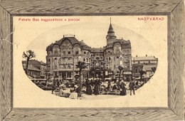 T4 Nagyvárad, Oradea; Fekete Sas Nagyszálloda, Piac / Grand Hotel, Market (b) - Non Classés