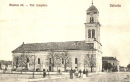 T2/T3 Nagyszalonta, Salonta; Református Templom, Kiadja Döme Károly / Calvinist Church (EK) - Non Classés