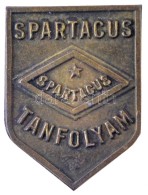 ~1960-1980. 'Spartacus Tanfolyam' Fém Jelvény (14,5x20mm) T:2 - Non Classés