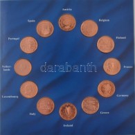 1999-2002. 5c (12xklf) 'Euro 5 Cent GyÅ±jtemény Eredeti Tokban T:1
1999-2002. 5 Cents (12xdiff) 'Collection... - Non Classés