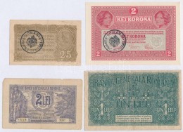 Románia 1915. 2L + Német Megszállás 1917. 25b Román... - Zonder Classificatie