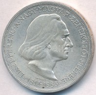 1936. 2P Ag 'Liszt Ferenc' T:2 Apró Ph. Adamo P7.3 - Non Classificati