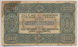 1923. 10.000K 'Magyar Pénzjegynyomda Rt. Budapest' T:III- Fo. - Unclassified