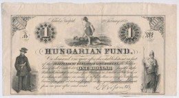 1852. 1$ 'A' 'Kossuth Bankó' Sorszám Nélkül T:III
Hungary 1852. 1 Dollar 'A' 'Hungarian... - Unclassified