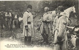 ** T1 Chasses En Foret De Chantilly. Equipage De Monseigneur Le Prince Murat Rapport Du Piqueur Au Maitre... - Non Classés