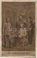 ** T2/T3 'A HÅ± Szövetségesek' / Leaders Of The Central Powers, Wilhelm II, Franz Joseph, Mehmed V,... - Ohne Zuordnung