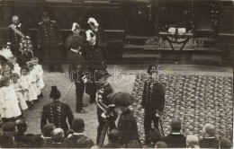 T4 Ferenc József, Vasútállomáson, Vonat / Franz Joseph At The Railway Station, Train,... - Ohne Zuordnung