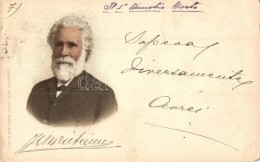 * T3 1899 Ion I. C. Bratianu, Romanian Politician, Carol Göbl Litho (kis Szakadás / Small Tear) - Ohne Zuordnung