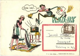 T3 1954 Remix-ok Kondenzátor Reklámlap / Hungarian Condenser Advertisement Card (EB) - Unclassified