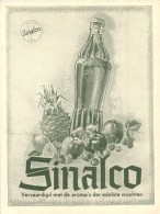 ** T2/T3 Sinalco, Belgian Lemonade Drink Advertisement Postcard (EK) - Ohne Zuordnung