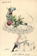** T2 La Mode En 1909 / Fashion Hat, Le Sourire No. 48. S: Roberty - Non Classés