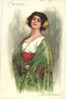 T1/T2 Carmen. Italian Art Postcard C.C.M. No. 1690-2 S: Colombo - Sin Clasificación