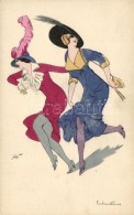 ** T1/T2 Vadrouilleuses, French Art Deco Postcard B. G. Paris 575 S: Xavier Sager - Non Classés