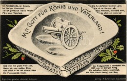 T2/T3 Mit Gott Für König Und Vaterland! Erinnerung An Den Weltkrieg, Souain Perthes / WWI Military,... - Unclassified