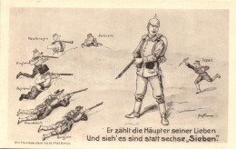 ** T1/T2 Er Zählt Die Häupter Seiner Lieben...; Wilh. S. Schröder / German Military Propaganda,... - Ohne Zuordnung