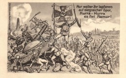 ** T1 '...Hurra Hurra Es Fiel Namur!' WWI Propaganda, Wilh. S. Schröder Nachf. S: Ad. Hoffmann - Non Classés