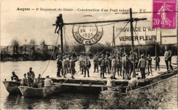 T1/T2 Angers - 6. Regiment De Génie. Construction D'un Pont Volant / French Pioneers, Bridge Construction - Ohne Zuordnung