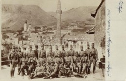 T3 1909 Mostar, K.u.K. Soldiers Group Photo (EB) - Non Classés