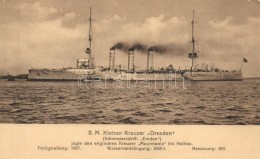 ** T1/T2 SM Kleiner Kreuzer Dresden, Marine-Erinnerungskarte Nr. 16 / German Navy - Non Classés