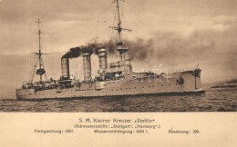 ** T1/T2 SM Kleiner Kreuzer Stettin, Marine-Erinnerungskarte / German Navy - Non Classés