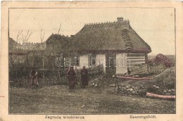 T3 Zagroda Wiesniacza / Bauerngehöft / Polish Village Farm, Folklore (kis Szakadás / Small Tear) - Non Classificati