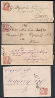 1871-1873 4 Db Levél 5kr Bérmentesítéssel - Autres & Non Classés