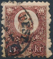 O 1871 Réznyomat 15kr, Vöröses SzínÅ± Bélyeg, Hamisítvány... - Otros & Sin Clasificación