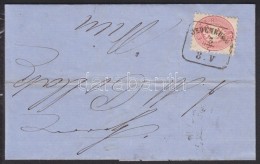 1865 5kr Levélen 'OEDENBURG/V' - 'WIEN' - Autres & Non Classés