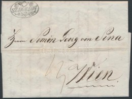 1841 Portós Levél Teljes Tartalommal / Unpaid Cover With Full Content 'SZEGEDIN' - 'WIEN ' - Altri & Non Classificati