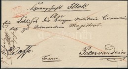 1830 Franco Piros / Red 'ILLOK' - Peterwardein - Otros & Sin Clasificación