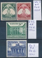 ** Deutsches Reich 1935-1941 4 Klf Bélyeg (Mi EUR 70,-) - Autres & Non Classés