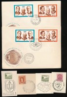 1945-tÅ‘l FDC-k Emléklapok, Emlékbélyegzések Kivágásokon - Autres & Non Classés