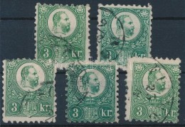 O 1871 Réznyomat 5x3kr - Other & Unclassified