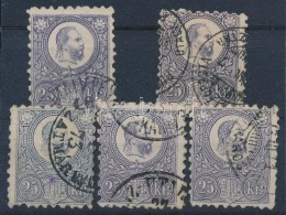 O 1871 Réznyomat 5x25kr - Autres & Non Classés