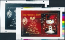 ** 2010/51 Karácsony (II.) Cromalin Emlékívpár (120.000) - Other & Unclassified