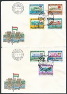 1979-1981 Vágott Sor és Blokk 3 Db FDC-n - Other & Unclassified