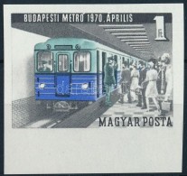 ** 1970 Metró (II.) Vágott ívszéli Bélyeg (2.000) - Other & Unclassified