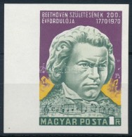 ** 1970 Ludwig Van Beethoven Vágott ívszéli érték (2.000) - Autres & Non Classés