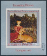 ** 1970 Festmény (IX) Vágott Blokk (3.500) - Andere & Zonder Classificatie