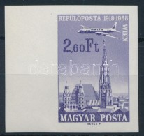 ** 1968 Az 1966/1967. RepülÅ‘ (VII.) Vágott ívszéli Bélyeg (3.000) - Otros & Sin Clasificación