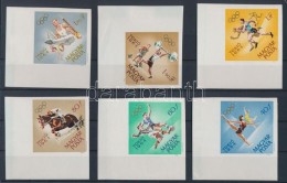 ** * 1964 Olimpia (IV) Vágott ívsarki Sor (**3.800) (4 Bélyegen érinti A... - Andere & Zonder Classificatie