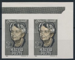 ** 1964 Eleanor Roosevelt Vágott ívsarki Pár (3.000) - Andere & Zonder Classificatie