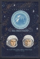 * 1963 Az ElsÅ‘ NÅ‘i-férfi Páros Å±rrepülés Vágott Blokk (4.500) - Otros & Sin Clasificación