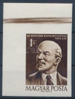 * 1961 Arcképek (III) - Lenin Vágott ívsarki Bélyeg (**1.200) - Andere & Zonder Classificatie